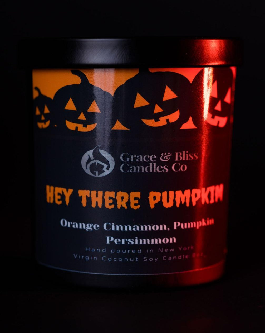 Pumpkin Bliss Fall Wood Wick Soy Candle