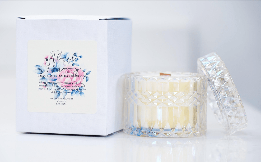 Floral Harmony - Grace & Bliss Candles Co.,LLC.