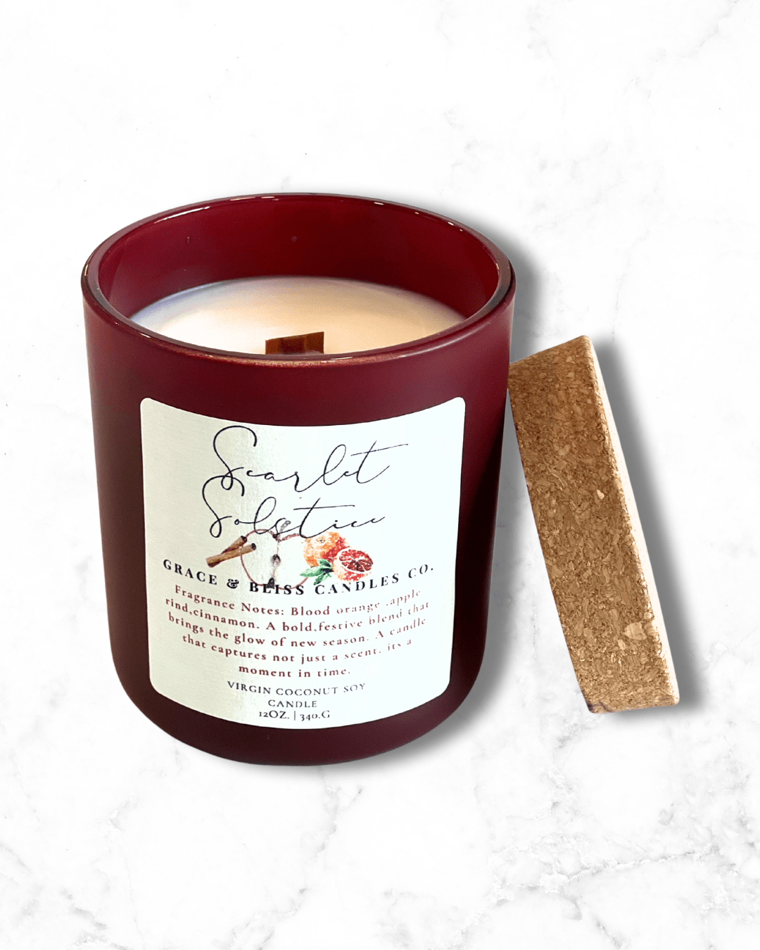 Scarlet Solstice - Grace & Bliss Candles Co.,LLC.