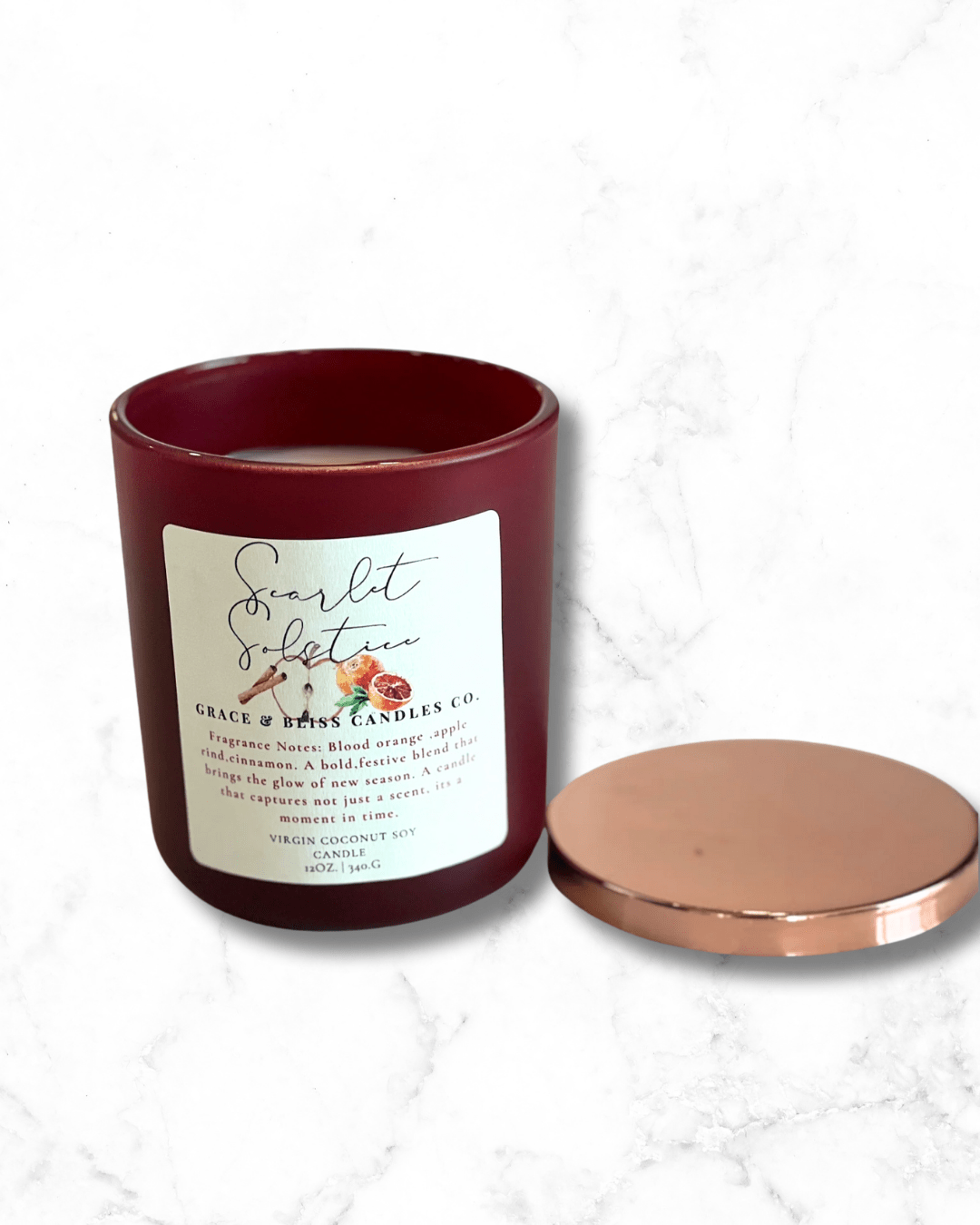 Scarlet Solstice - Grace & Bliss Candles Co.,LLC.