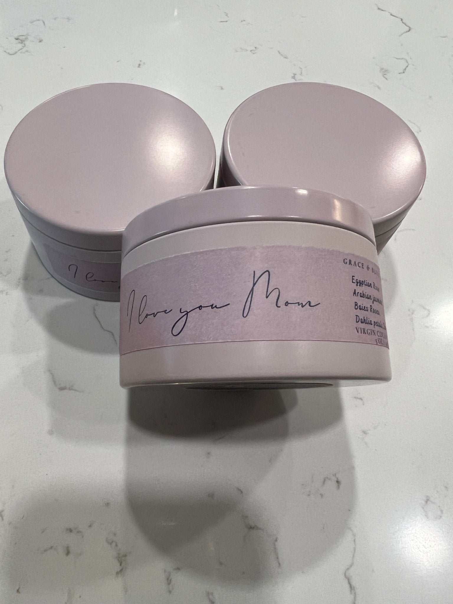 I LOVE YOU MOM - Grace & Bliss Candles Co.,LLC.