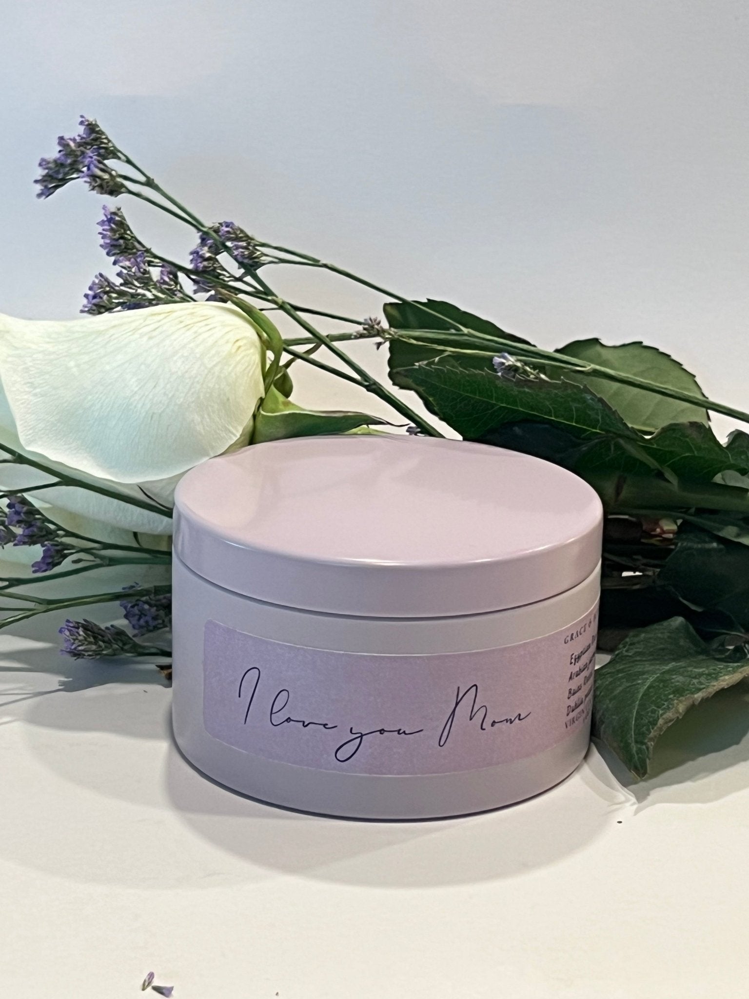 I LOVE YOU MOM - Grace & Bliss Candles Co.,LLC.