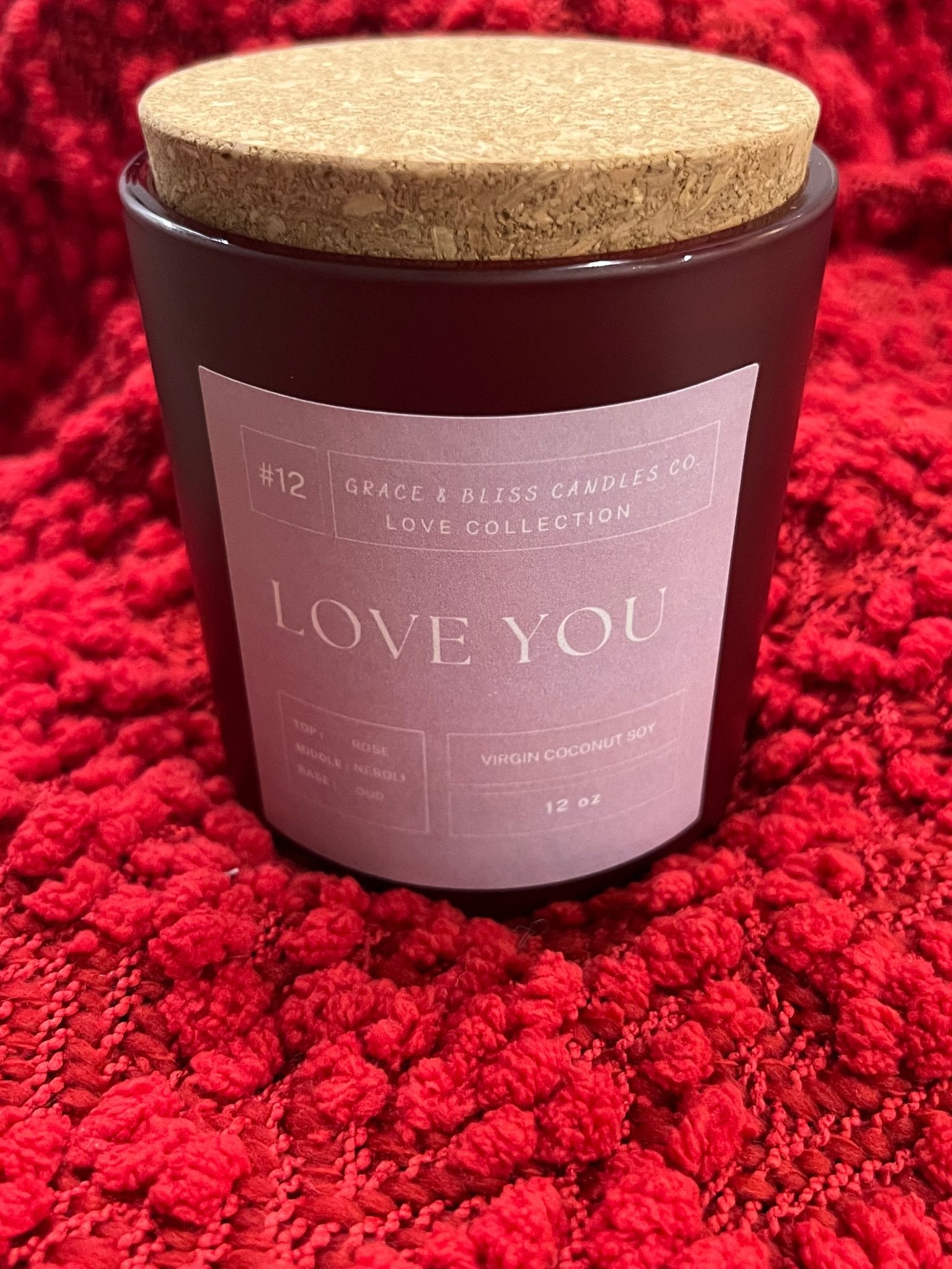 LOVE YOU - Grace & Bliss Candles Co.,LLC.