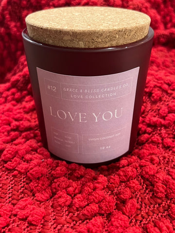 LOVE YOU - Grace & Bliss Candles Co.,LLC.