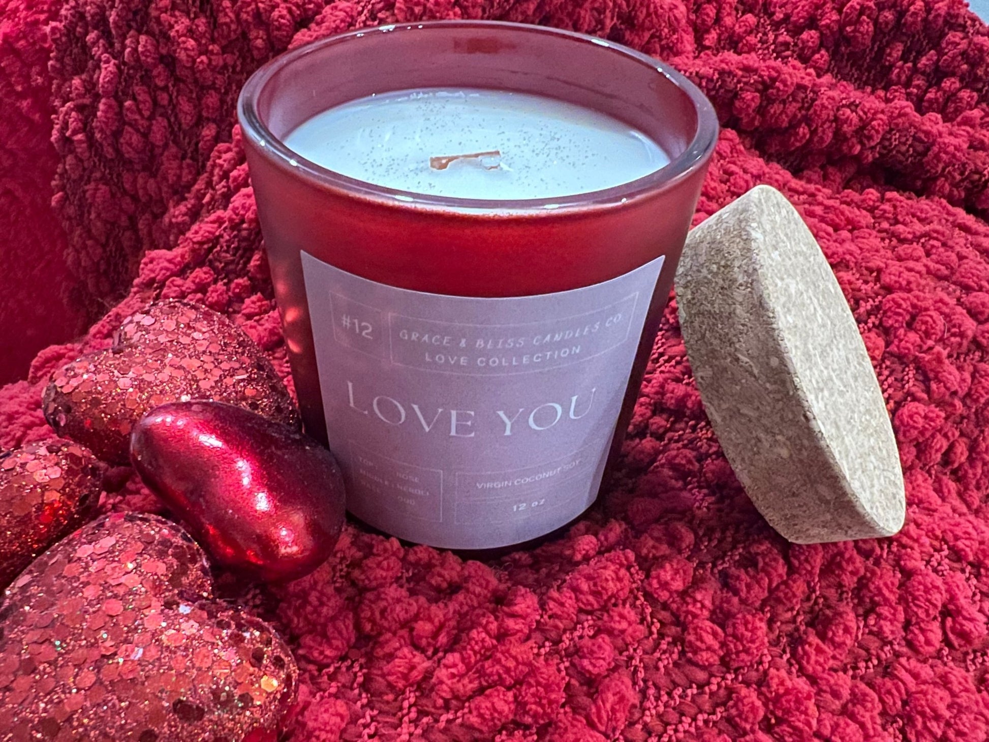 LOVE YOU - Grace & Bliss Candles Co.,LLC.