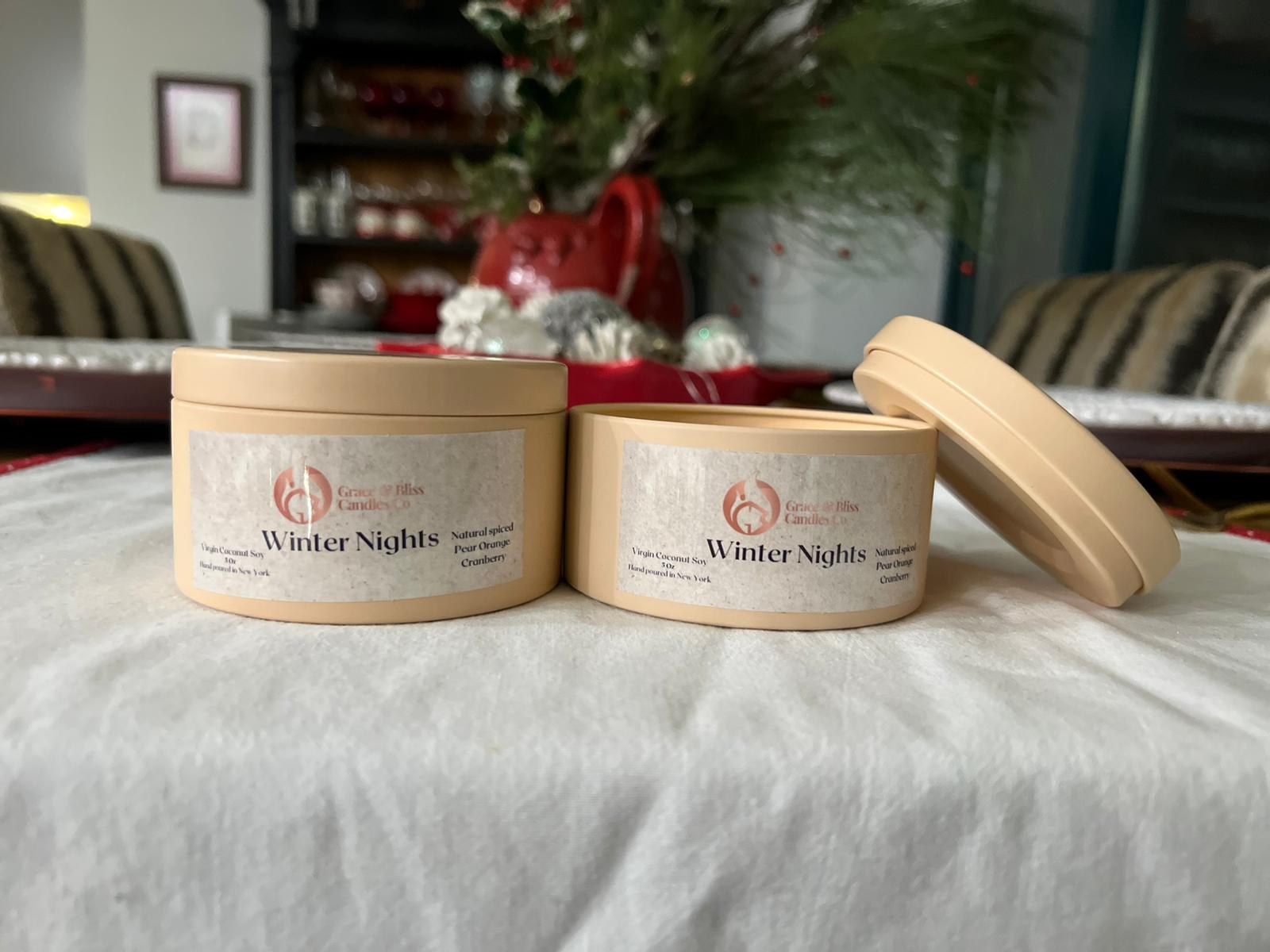 Winter Nights - Grace & Bliss Candles Co.,LLC.